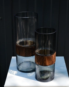 Интерьерная ваза "Wood a tube"